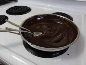 Melting chocolate