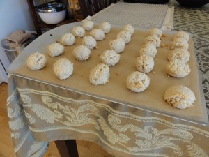 Baked macaroons