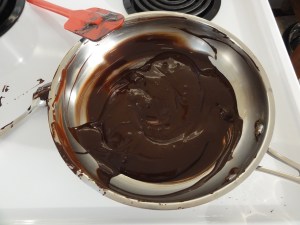 Melting chocolate