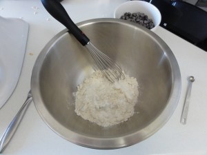 Pre-mixing the dry ingredients
