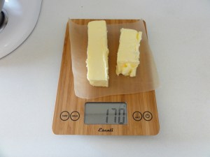 3/4 cup of butter by weight