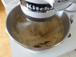 Beating butter and sugars