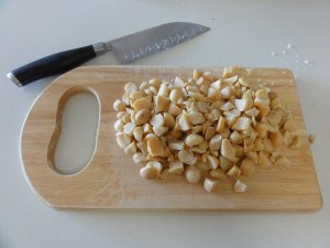 Chopped macadamia nuts