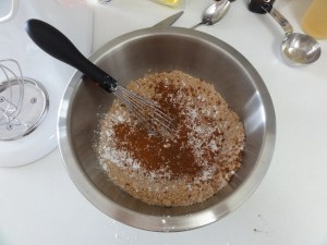 Still sifting in cocoa powder and more sugar