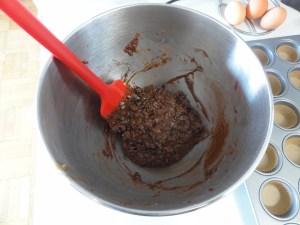 Dough with chocolate chips