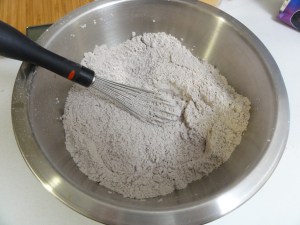 Dry ingredients mixed