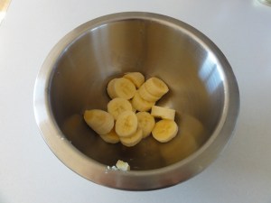 Sliced banana