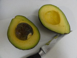 Split avocado
