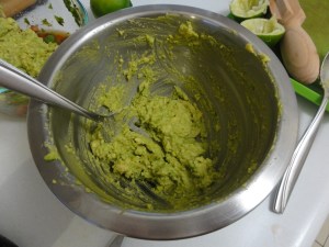 Mashed avocado
