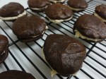 Chocolate maple sandwich cookies