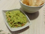 Guacamole served with chips