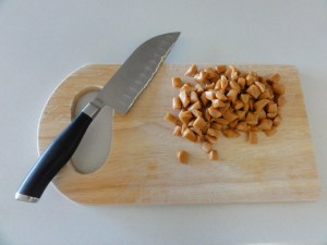 Chopped vanilla caramels