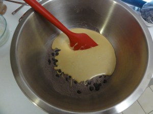 Dry and wet ingredients